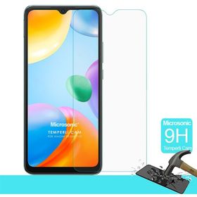 Microsonic Xiaomi Redmi 10C Tempered Glass Cam Ekran Koruyucu