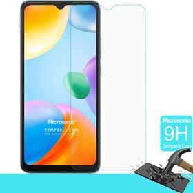 Microsonic Xiaomi Redmi 10C Tempered Glass Cam Ekran Koruyucu