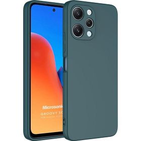 Microsonic Xiaomi Redmi 12 Groovy Soft Koyu Yeşil Kılıf