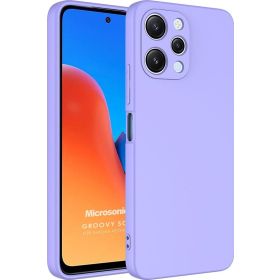 Microsonic Xiaomi Redmi 12 Groovy Soft Lila Kılıf