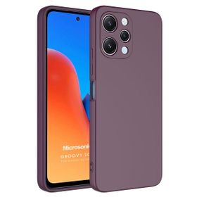 Microsonic Xiaomi Redmi 12 Groovy Soft Mor Kılıf