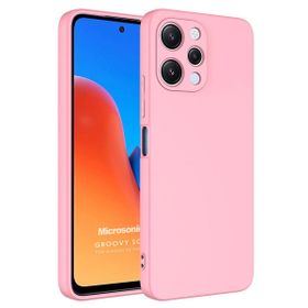 Microsonic Xiaomi Redmi 12 Groovy Soft Pembe Kılıf