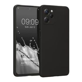 Microsonic Xiaomi Redmi 12 Matte Silicone Siyah Kılıf