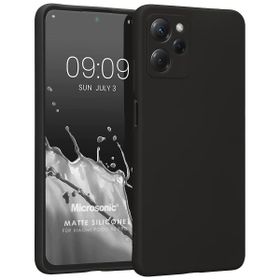 Microsonic Xiaomi Redmi 12 Matte Silicone Siyah Kılıf