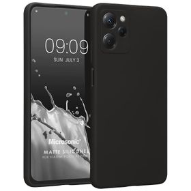 Microsonic Xiaomi Redmi 12 Matte Silicone Siyah Kılıf