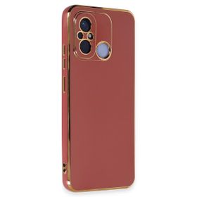 Microsonic Xiaomi Redmi 12C Olive Plated Kırmızı Kılıf