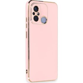 Microsonic Xiaomi Redmi 12C Olive Plated Pembe Kılıf