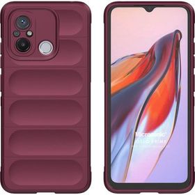 Microsonic Xiaomi Redmi 12C Oslo Prime Bordo Kılıf