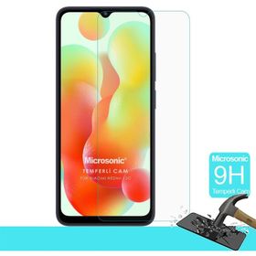 Microsonic Xiaomi Redmi 12C Tempered Glass Cam Ekran Koruyucu