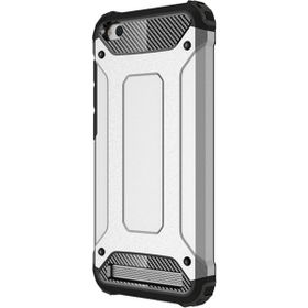 Microsonic Xiaomi Redmi 5A Rugged Armor Gümüş Kılıf