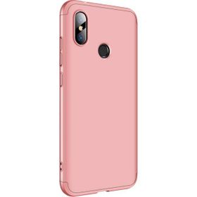 Microsonic Xiaomi Redmi 6 Double Dip 360 Protective Gold Kılıf