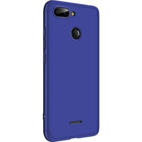 Microsonic Xiaomi Redmi 6 Double Dip 360 Protective Lacivert Kılıf