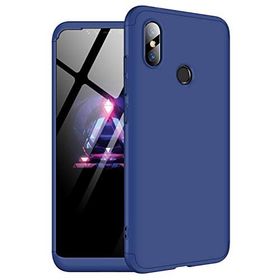 Microsonic Xiaomi Redmi 6 Double Dip 360 Protective Lacivert Kılıf