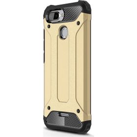Microsonic Xiaomi Redmi 6 Rugged Armor Gold Kılıf