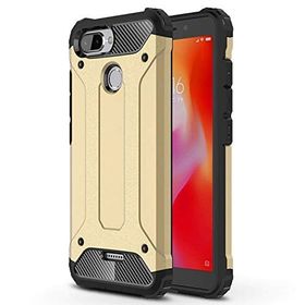 Microsonic Xiaomi Redmi 6 Rugged Armor Gold Kılıf