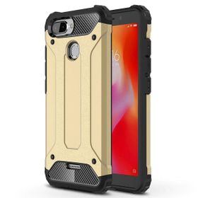 Microsonic Xiaomi Redmi 6 Rugged Armor Gold Kılıf