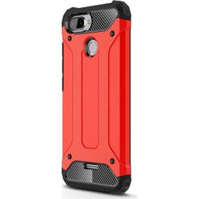Microsonic Xiaomi Redmi 6 Rugged Armor Kırmızı Kılıf