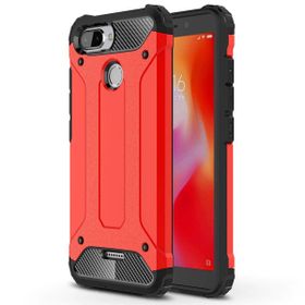 Microsonic Xiaomi Redmi 6 Rugged Armor Kırmızı Kılıf