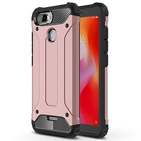 Microsonic Xiaomi Redmi 6 Rugged Armor Rose Gold Kılıf