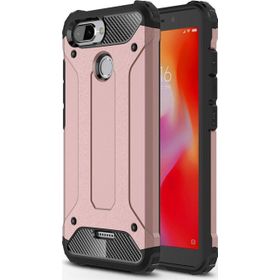 Microsonic Xiaomi Redmi 6 Rugged Armor Rose Gold Kılıf