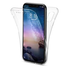 Microsonic Xiaomi Redmi 6 Tarafı Tam Full Koruma 360 Clear Soft Şeffaf Kılıf