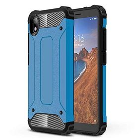 Microsonic Xiaomi Redmi 7 Rugged Armor Mavi Kılıf