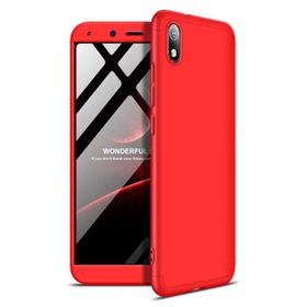 Microsonic Xiaomi Redmi 7A Double Dip 360 Protective Kırmızı Cep Telefonu Kılıfı