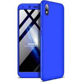 Microsonic Xiaomi Redmi 7A Double Dip 360 Protective Mavi Cep Telefonu Kılıfı