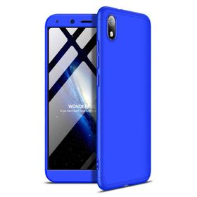 Microsonic Xiaomi Redmi 7A Double Dip 360 Protective Mavi Cep Telefonu Kılıfı