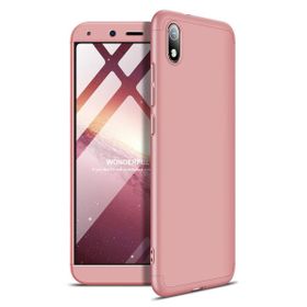 Microsonic Xiaomi Redmi 7A Double Dip 360 Protective Rose Gold Cep Telefonu Kılıfı