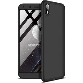 Microsonic Xiaomi Redmi 7A Double Dip 360 Protective Siyah Kılıf