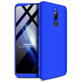 Microsonic Xiaomi Redmi 8 Double Dip 360 Protective Mavi Cep Telefonu Kılıfı