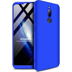 Microsonic Xiaomi Redmi 8 Double Dip 360 Protective Mavi Cep Telefonu Kılıfı