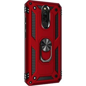 Microsonic Xiaomi Redmi 8 Kırmızı Military Ring Holder Kılıf