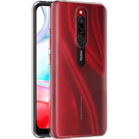 Microsonic Xiaomi Redmi 8 Transparent Soft Beyaz Kılıf