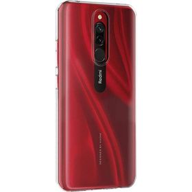 Microsonic Xiaomi Redmi 8 Transparent Soft Beyaz Kılıf