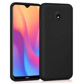 Microsonic Xiaomi Redmi 8A Matte Silicone Siyah Kılıf