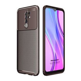 Microsonic Xiaomi Redmi 9 Legion Series Kahverengi Kılıf
