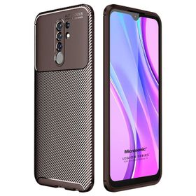 Microsonic Xiaomi Redmi 9 Legion Series Kahverengi Kılıf