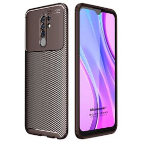 Microsonic Xiaomi Redmi 9 Legion Series Kahverengi Kılıf