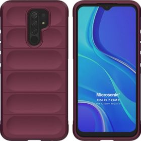 Microsonic Xiaomi Redmi 9 Oslo Prime Bordo Kılıf
