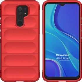 Microsonic Xiaomi Redmi 9 Oslo Prime Kırmızı Kılıf