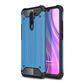 Microsonic Xiaomi Redmi 9 Rugged Armor Mavi Kılıf