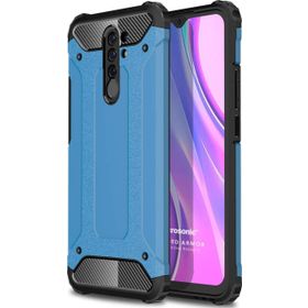 Microsonic Xiaomi Redmi 9 Rugged Armor Mavi Kılıf