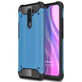 Microsonic Xiaomi Redmi 9 Rugged Armor Mavi Kılıf