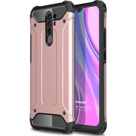 Microsonic Xiaomi Redmi 9 Rugged Armor Rose Gold Kılıf