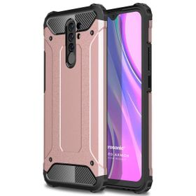 Microsonic Xiaomi Redmi 9 Rugged Armor Rose Gold Kılıf