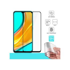 Microsonic Xiaomi Redmi 9 Seramik Matte Flexible Siyah Ekran Koruyucu