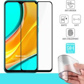 Microsonic Xiaomi Redmi 9 Seramik Matte Flexible Siyah Ekran Koruyucu