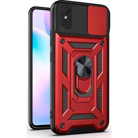 Microsonic Xiaomi Redmi 9A Impact Resistant Kırmızı Kılıf